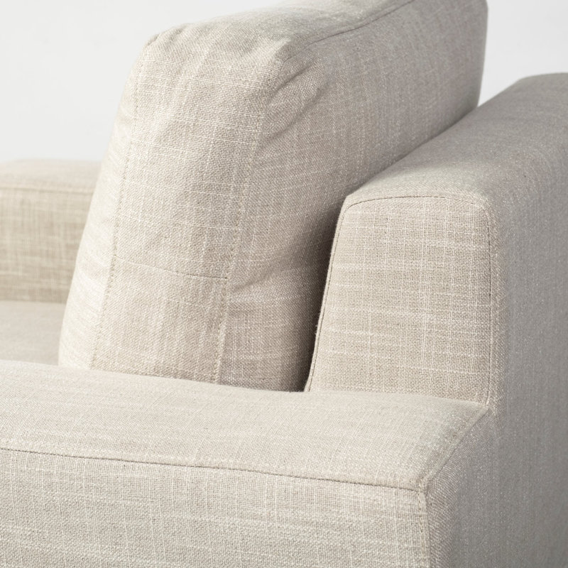 Torgeir Upholstered Club Chair, Beige