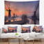 Tapisserie de polyester à vent au mélange de soleil avec accessoires suspendus inclus-28489528