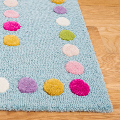 Safavieh Kids Hand Tufted 85% Wool And 15% Cotton With Latex Rug