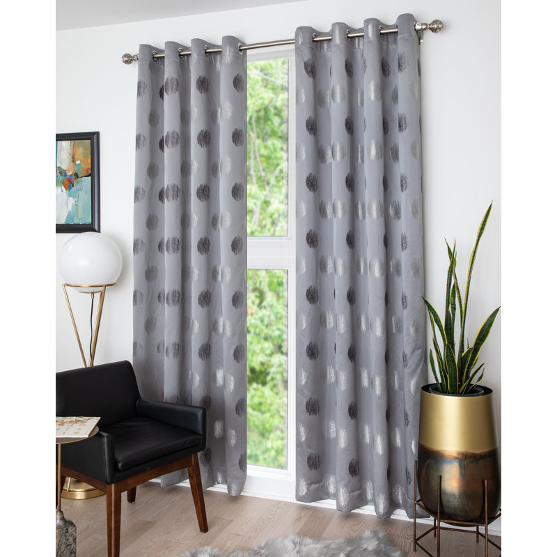 Syverson Room Darkening Curtains / Drapes Pair, Gray