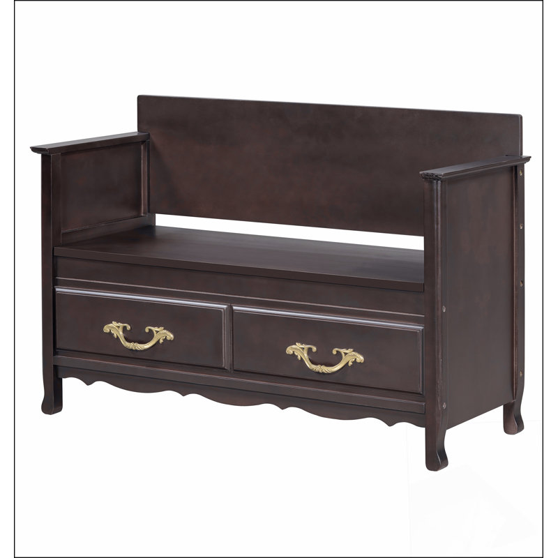Shoe Bench with Removable Cushion, Entryway Bench with Hidden Storage for Entrance and Living Room, Shoe Storage Bench with Back