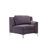 136" Wide Velvet Symmetrical Modular Corner Sectional-81914225