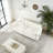 Oversized Chenille Loveseat Sofa-383702369-383702383-383702380
