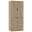 Stephy Solid Wood Wardrobe-1537403342