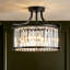 Plafonnier encastré en cristal 4 lumières