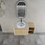 Meuble-lavabo mural 42 po avec lavabo d'art en céramique et 1 tablette de rangement, 2 portes à fermeture douce-761346259-760448623-760448622