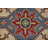 Red Geometric Kazak Oriental Large Rug 10x14