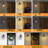 Bronze outdoor wall light with Motion sensor