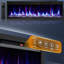 Electric Fireplace Insert - 750/1500W Recessed Wall Mount Heater with Remote, Adjustable Flame, Timer