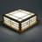 14" Japanese Style Wooden LED Ceiling Light, Dimmable Tatami Lamp with Remote