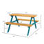 Table ou chaise d'extérieur rectangulaire Shiyanna