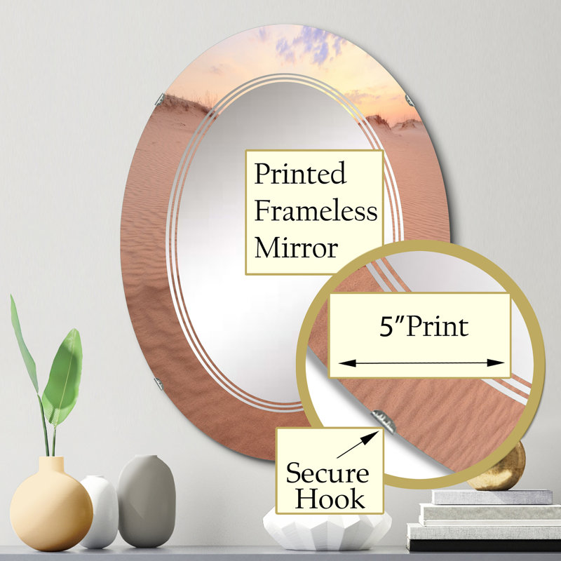 Miroir de salle de bain sans cadre, 30 po x 20 po