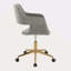 Chaise de travail contemporaine en métal et tissu-787545157-787545153