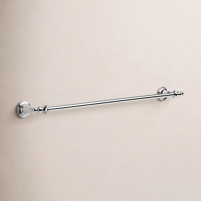 Porte-serviettes mural 24 po Victorian, 24" L, Chrome