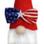 Guirlande de drapeaux patriotiques et de gnomes rouges de 6 pi National Tree Company