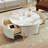 Round Coffee Table With Drawers
