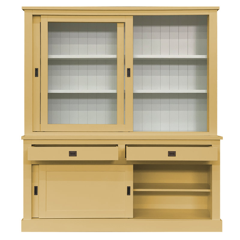 Antione Display Cabinet, Beige 