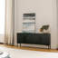 Buffet en bois massif de manguier de 77 po de largeur Brookland
