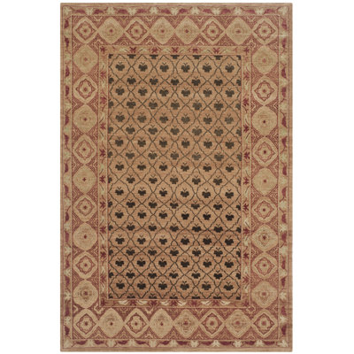 Verrett Hand Knotted Wool Pile Oriental Rug