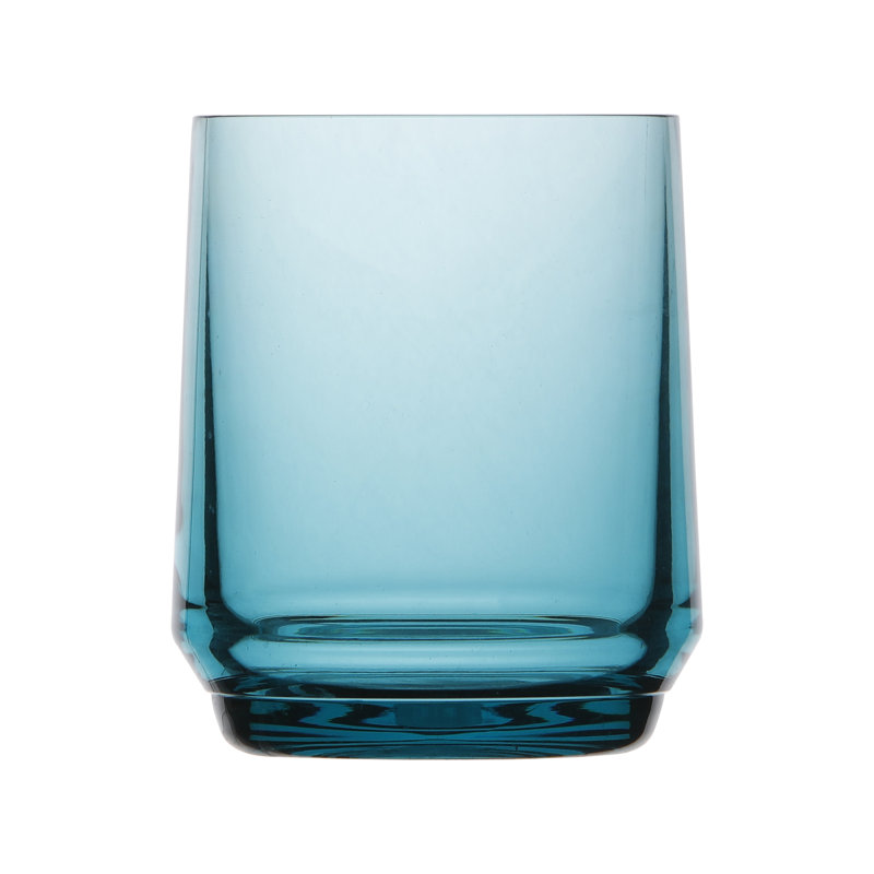 Ensemble de 6 verres à eau en plastique turquoise - Bahamas