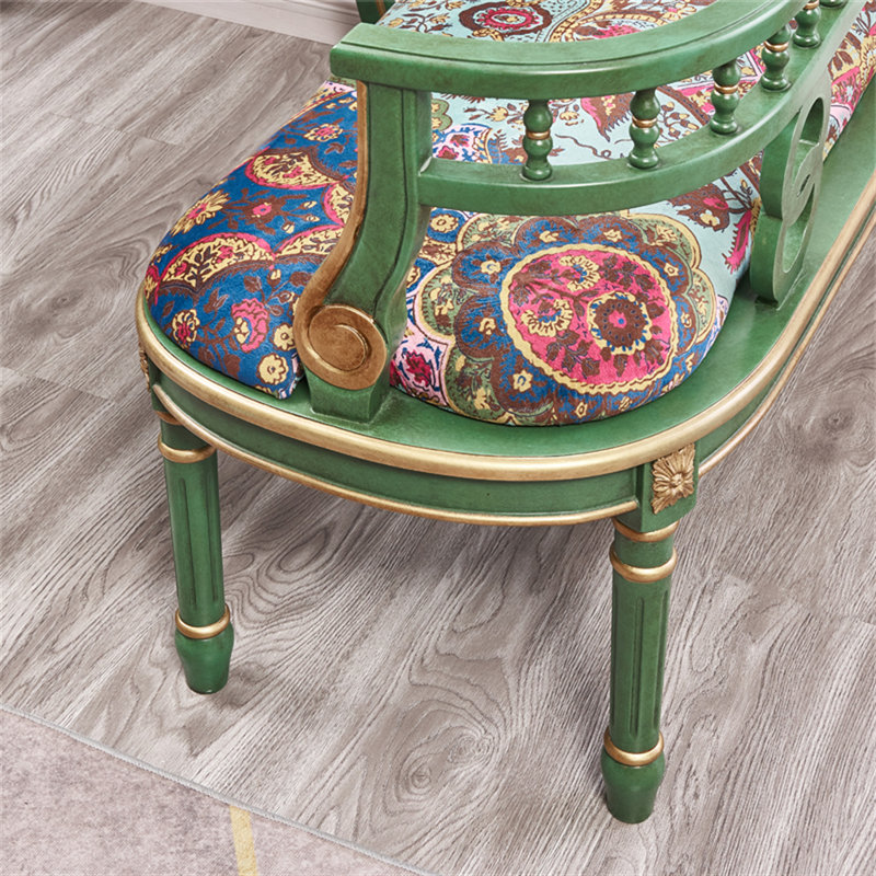 Banc de luxe American Light, Vert