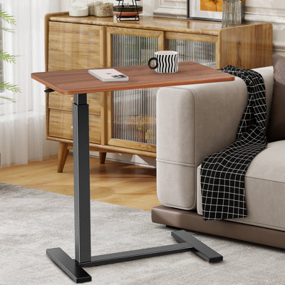 Table portative mobile de PC de bureau de bureau debout, poste de travail d'ordinateur de taille réglable de roulement pour la maison