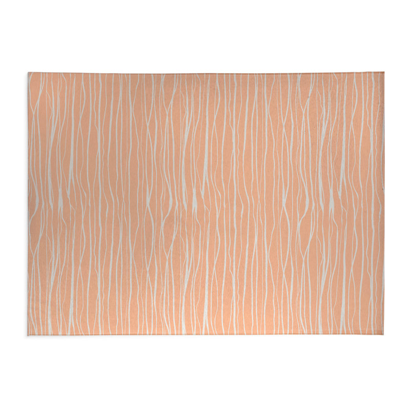 Legions Kids Play Mat, Rectangle 5' x 7', Peach/Orange