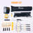 3-in-1 Pickleball Badminton Volleyball Net Set, 22FT Portable Adjustable Height with Rackets Balls & Pump