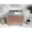 Sonoma 36 po X P 22 po D Meuble-lavabo décalé à droite en terre cuite chaude avec 2 po-100487981