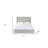 Gray Fabric Upholstered Queen Bed Frame
