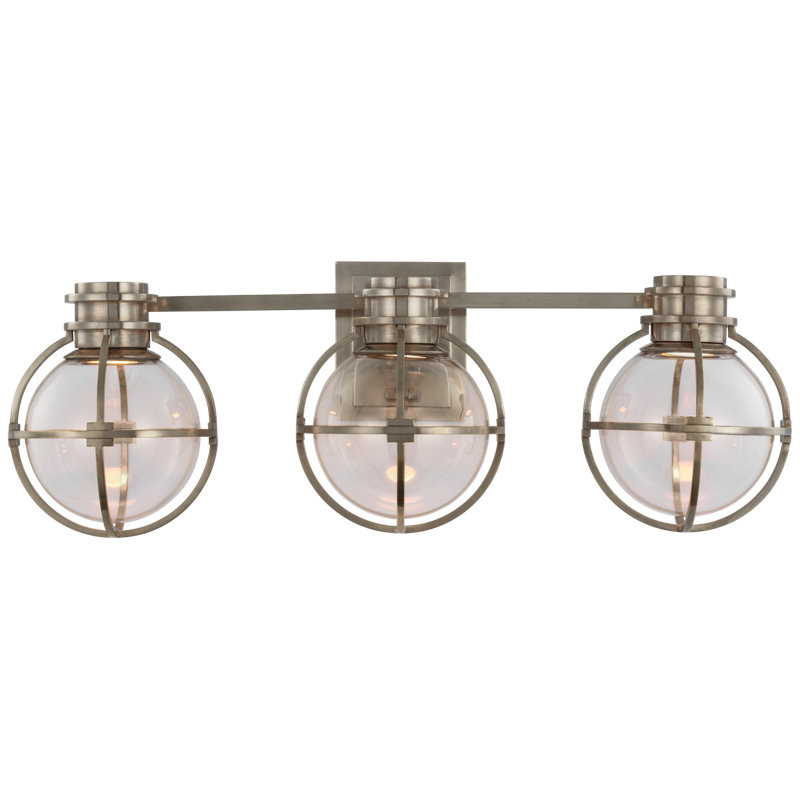 Chapman & Myers Gracie Triple Sconce, Antique Nickel
