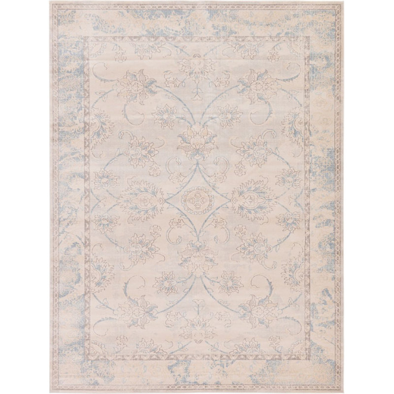Ikat Indoor Rug, Rectangle 9' x 12'