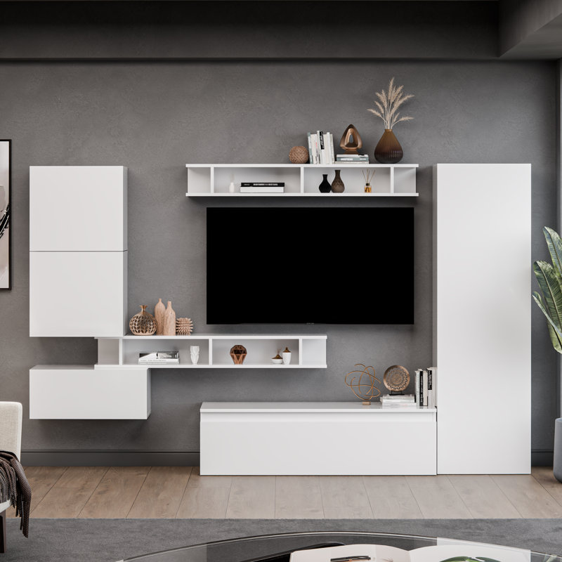 Vigo Entertainment Centre, White