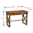 Adjustable Solid Wood Base Writing Desk