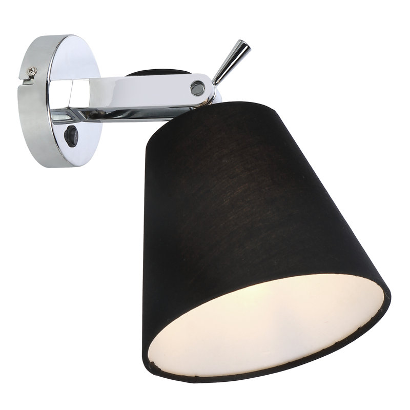 Altura Swing Arm Sconce, Black
