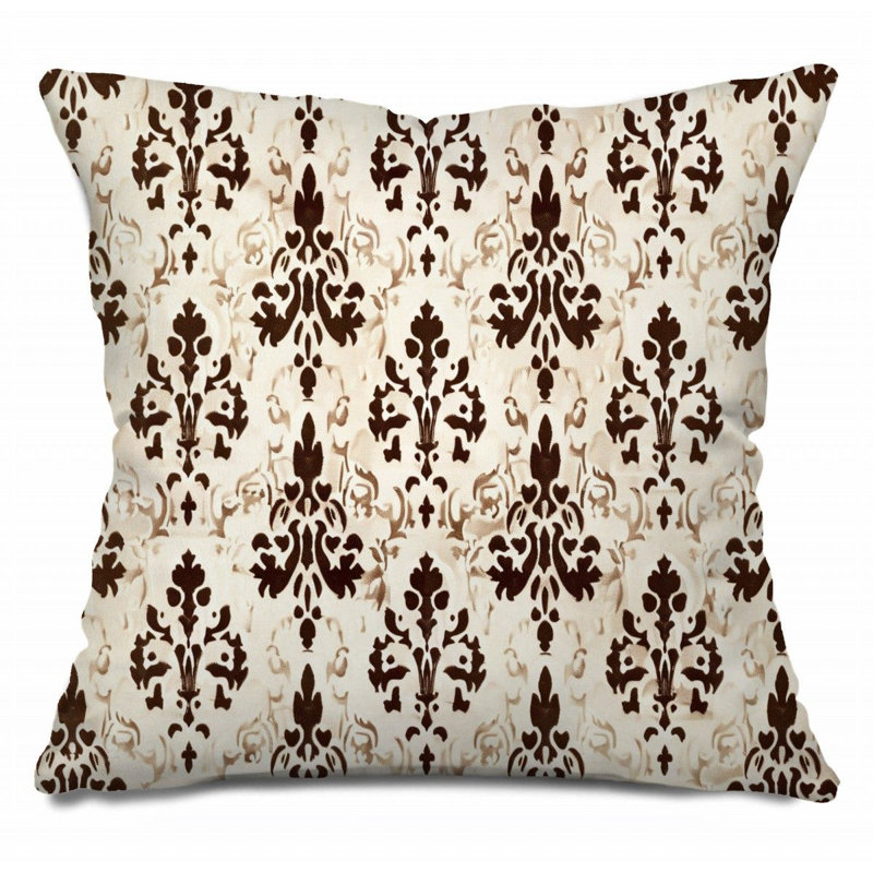 Coussin réversible Floral Art, H 16 po x l 16 po