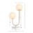 Avinash Metal 2-Light Globe Table Lamp