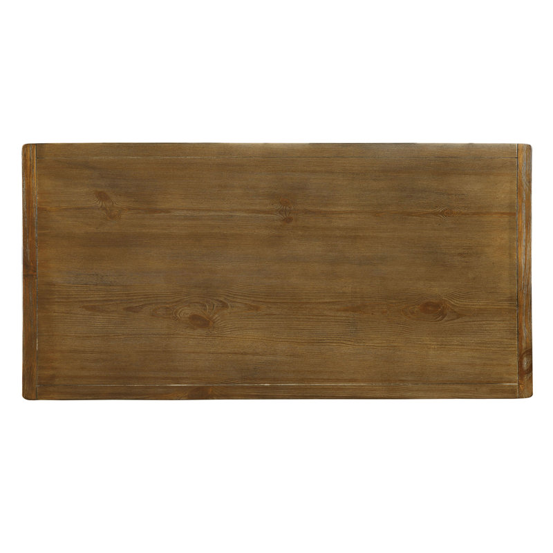 Ensemble de salle à manger 5 pièces en bois massif Adler, Ton naturel, Tabouret de comptoir (siège d'une hauteur de 25 p