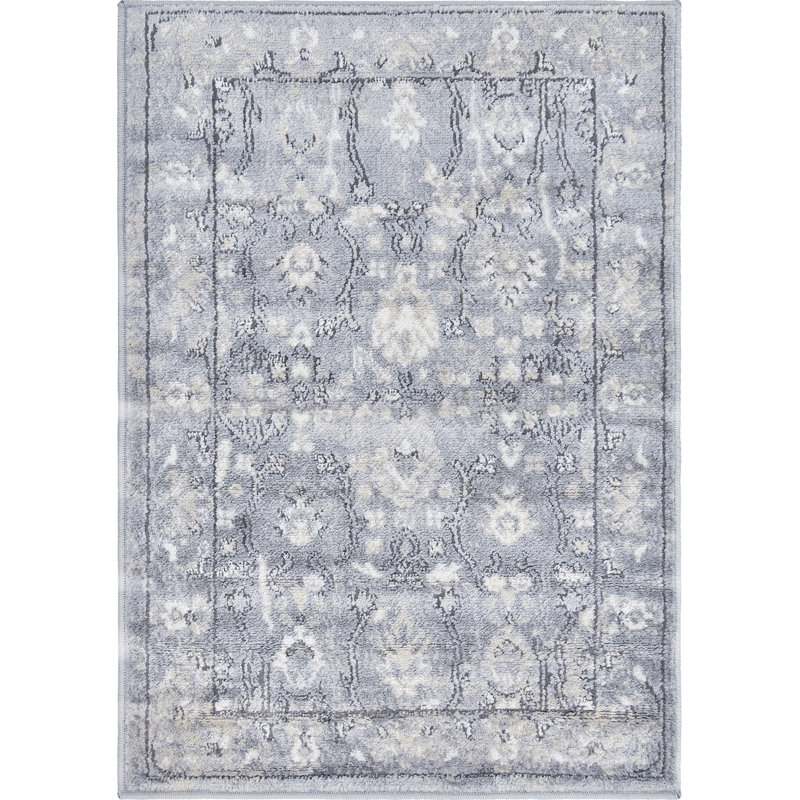 Geddis Ikat Indoor Rug, Rectangle 2'2" x 3'