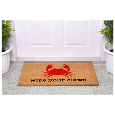 73D0A23F6E684FAE8337E7550896A868 Wipe Your Claws Doormat