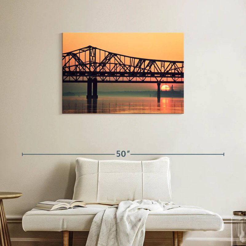 Bridge Over Ohio River, 24" H x 36" W