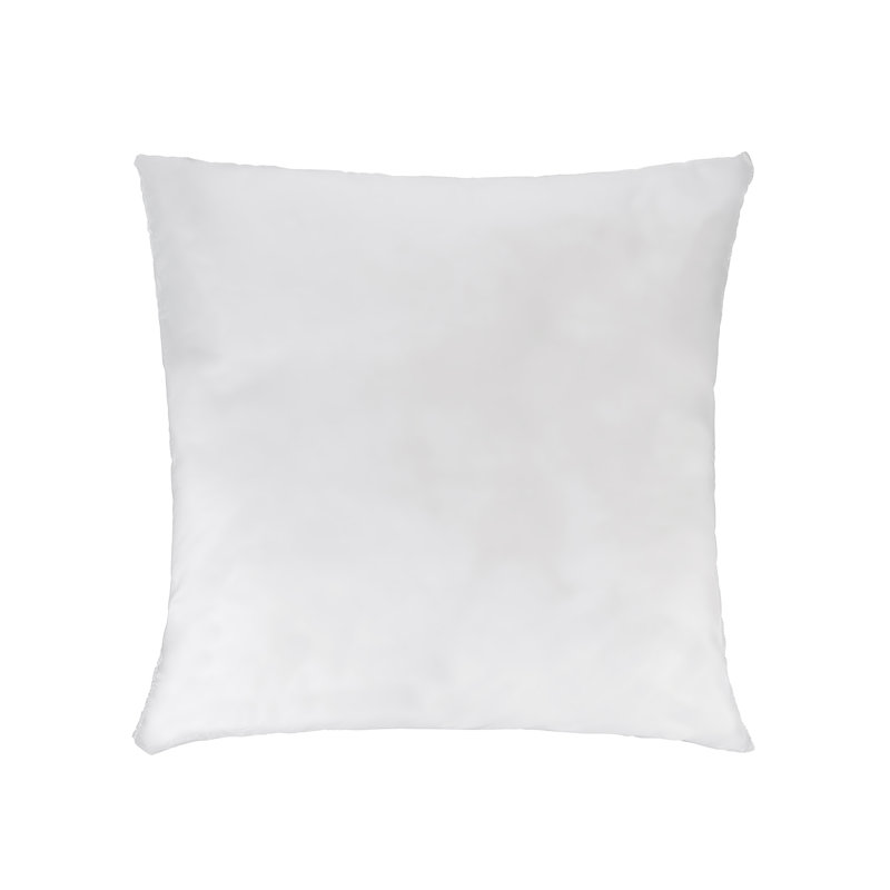 White Square Euro Pillow Insert, 45cm H x 45cm W