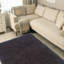 Tapis gris en laine tissé à la main Alamin Flokati-66344657