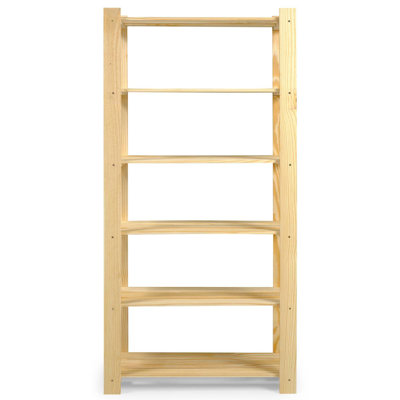Utility 29.53'' W Solid Wood Shelving Unit