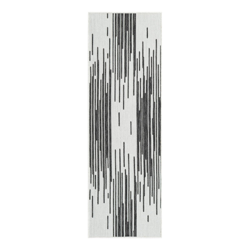 Geometric Indoor / Outdoor Rug, Runner 2' x 6'1"