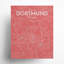 Carte de la ville de Dortmund, impression à Oranje-919597736-919597743