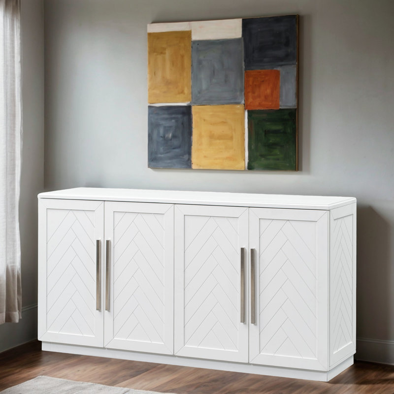 Monikia 60'' Console Table, White