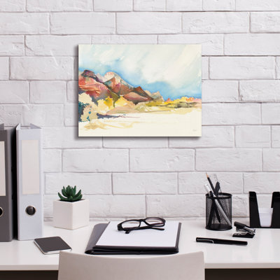 Epic Graffiti 'Western Vista'  by Kristy Rice Canvas Wall Art