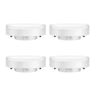 Pack of 4 LED Bulbs,9W (61W Equivalent),6500K Warm White,820 Lumens,120 Angle,Non-Dimmable (Set of 4)