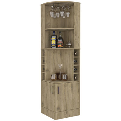 Armoire de rangement colorée pour la finition de la maison organisée 8 bouteilles et accessoires